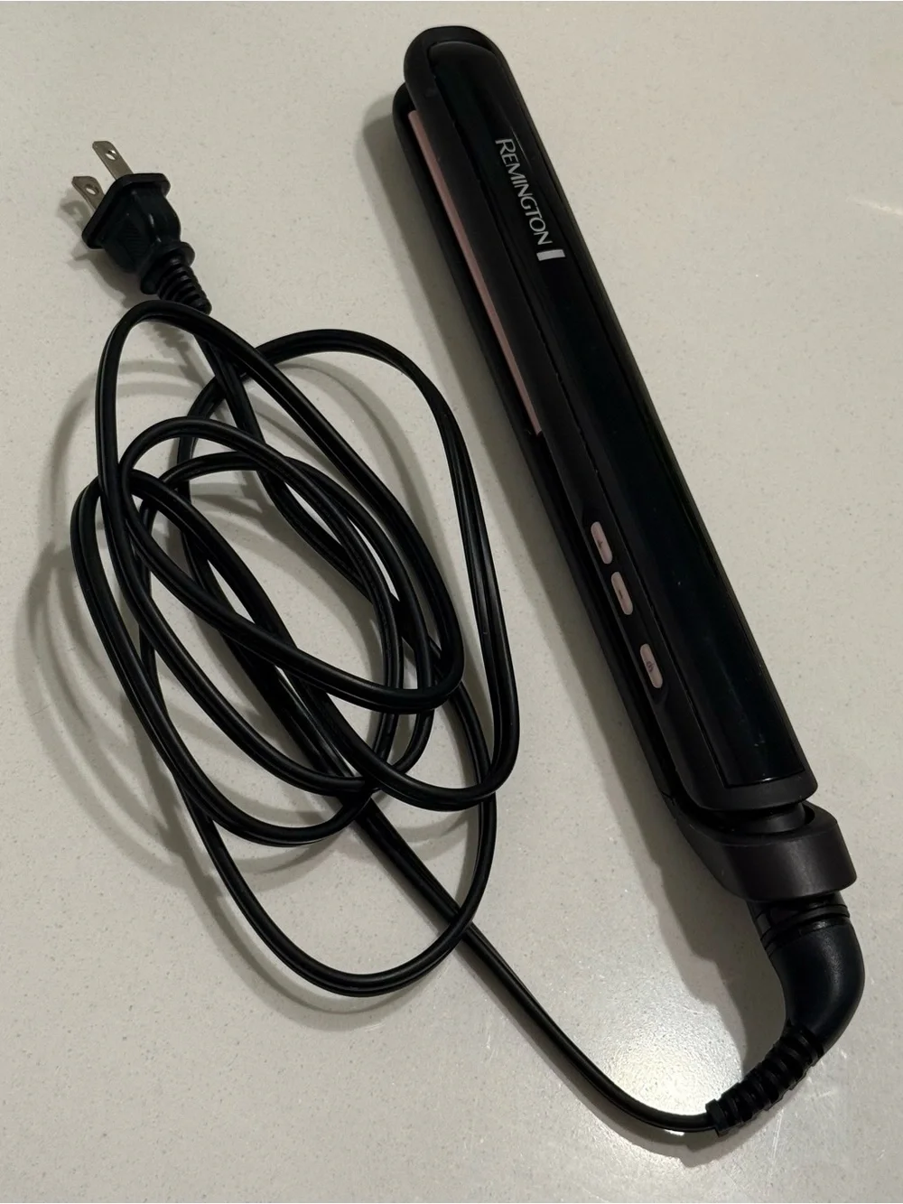 Remington S5500 1” Ceramic Flat Iron Hair Straightener Black Pink